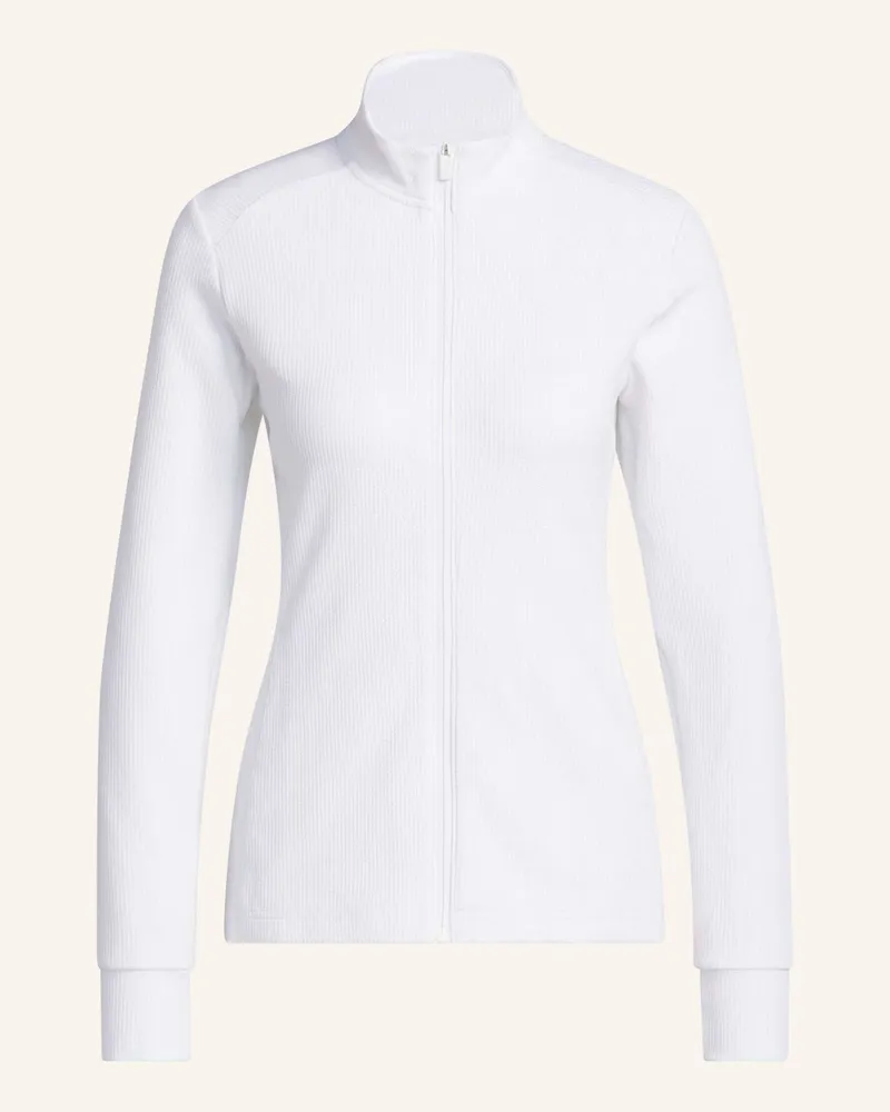 adidas Performance Texture Full Zip Jacke weiss Weiss