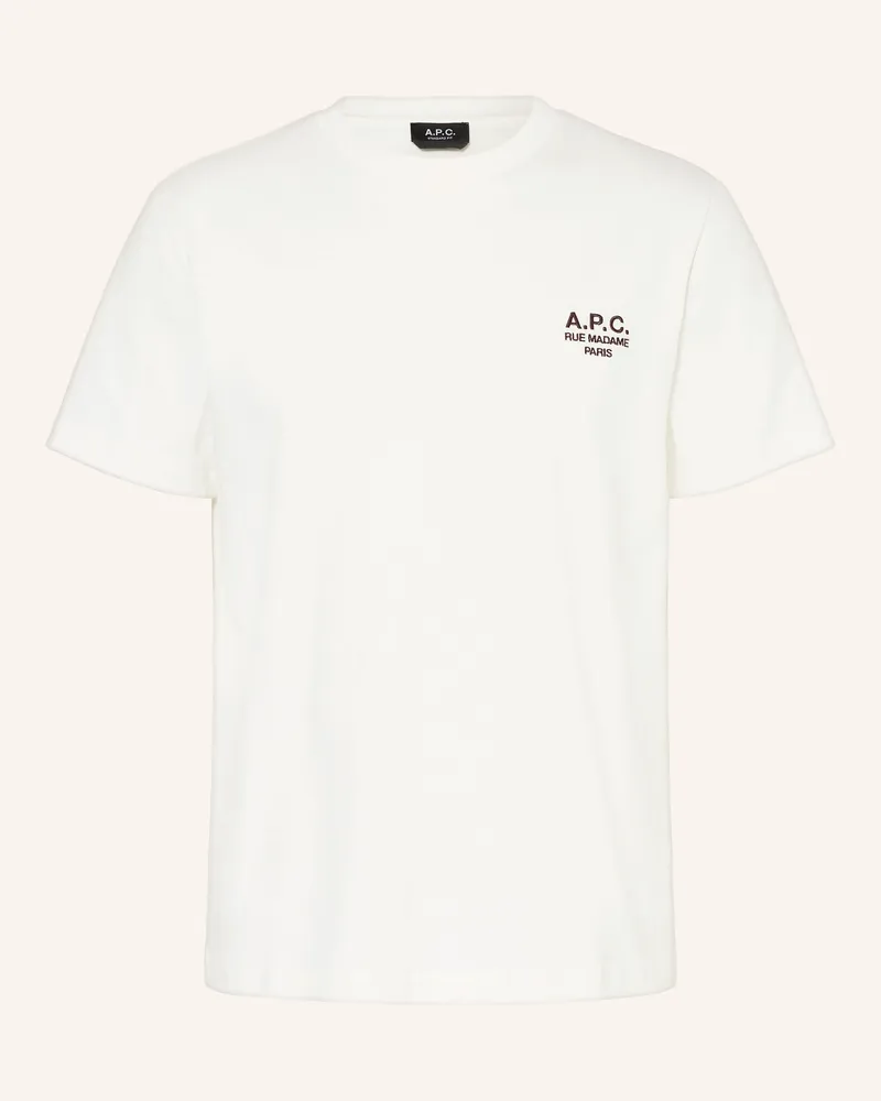 A.P.C. T-Shirt weiss Weiss