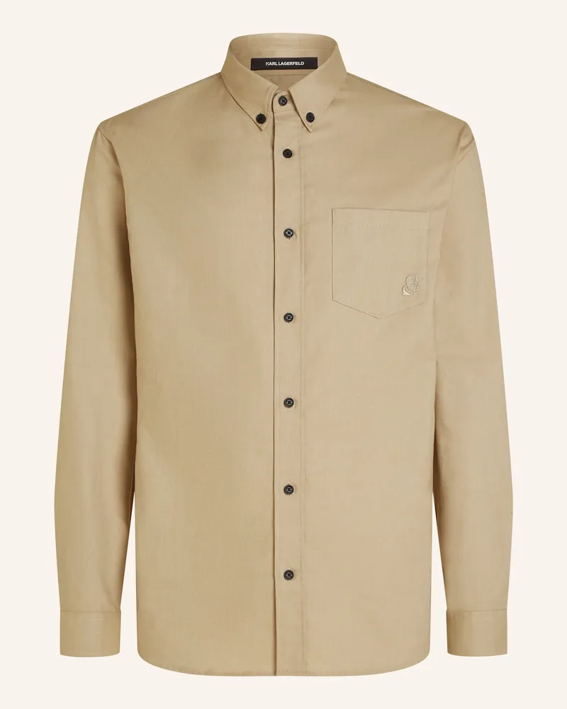Karl Lagerfeld Hemd Khaki