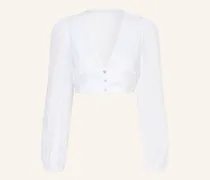 Dirndlbluse Nivin Mit Lochspitze weiss