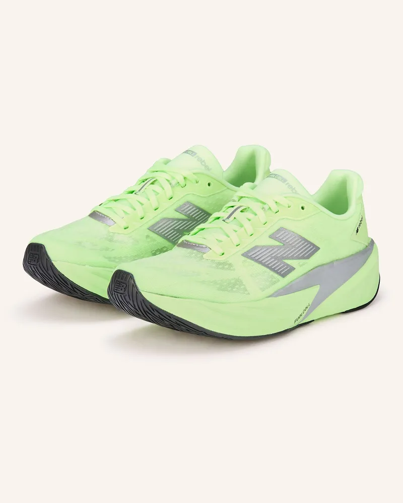 New Balance Laufschuhe Fuelcell Rebel v5 gruen Neongrün