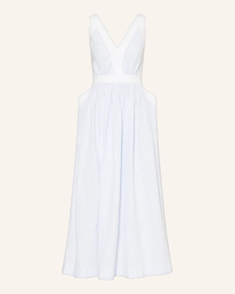 Sandro Kleid mit Cut-out Hellblau