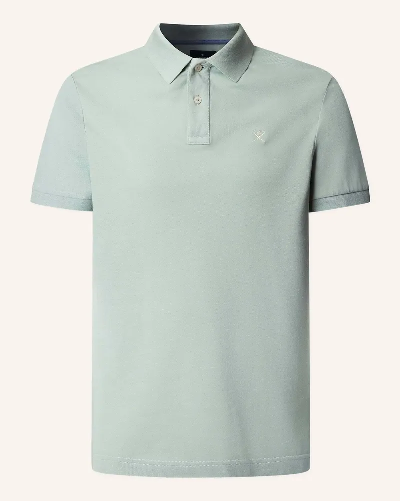 Hackett Piqué-Poloshirt Slim Fit Hellgrün