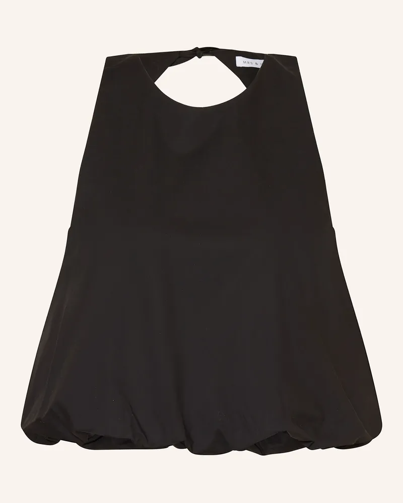 Mrs & HUGS Blusenshirt schwarz Schwarz