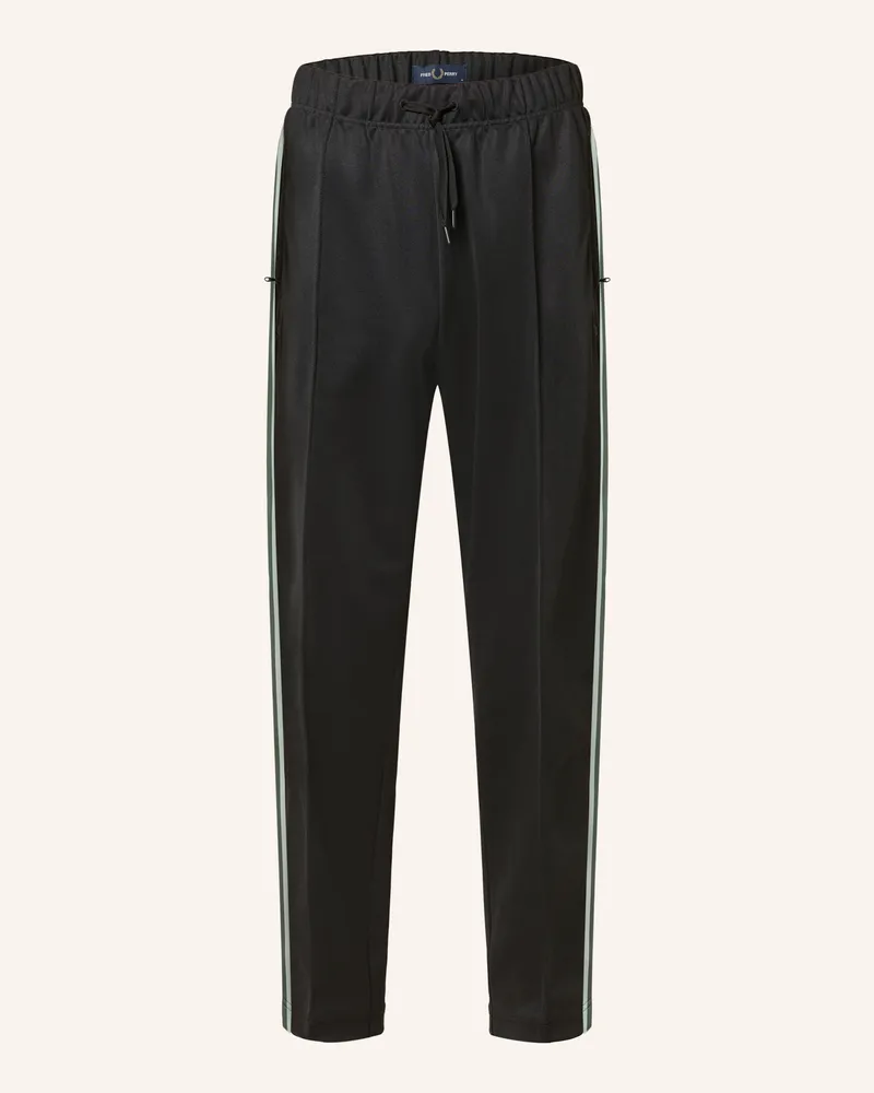 Fred Perry Hose im Jogging-Stil mit Galonstreifen Schwarz