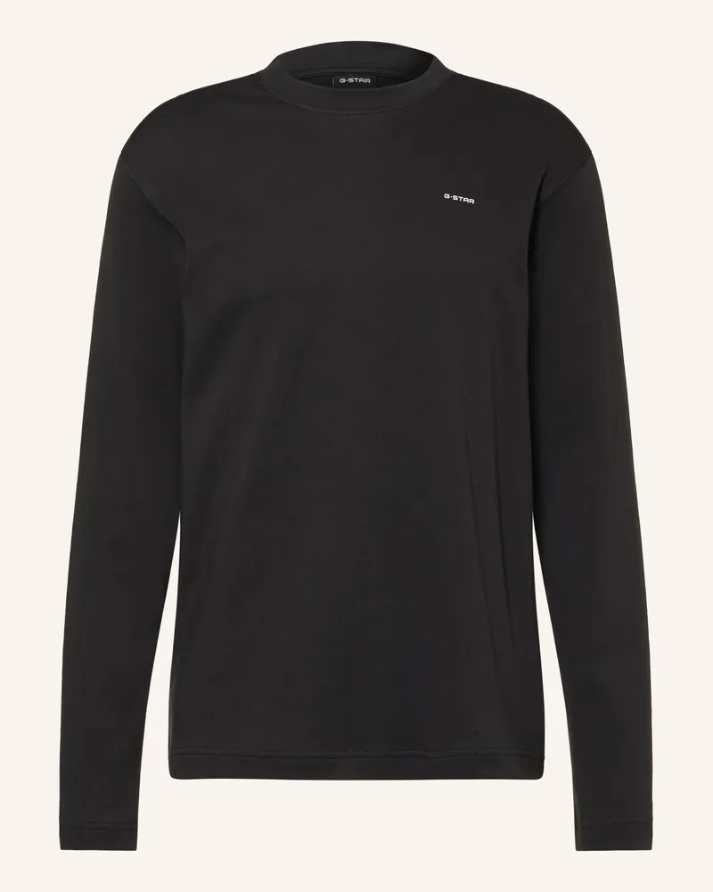 G-STAR RAW Longsleeve schwarz Schwarz