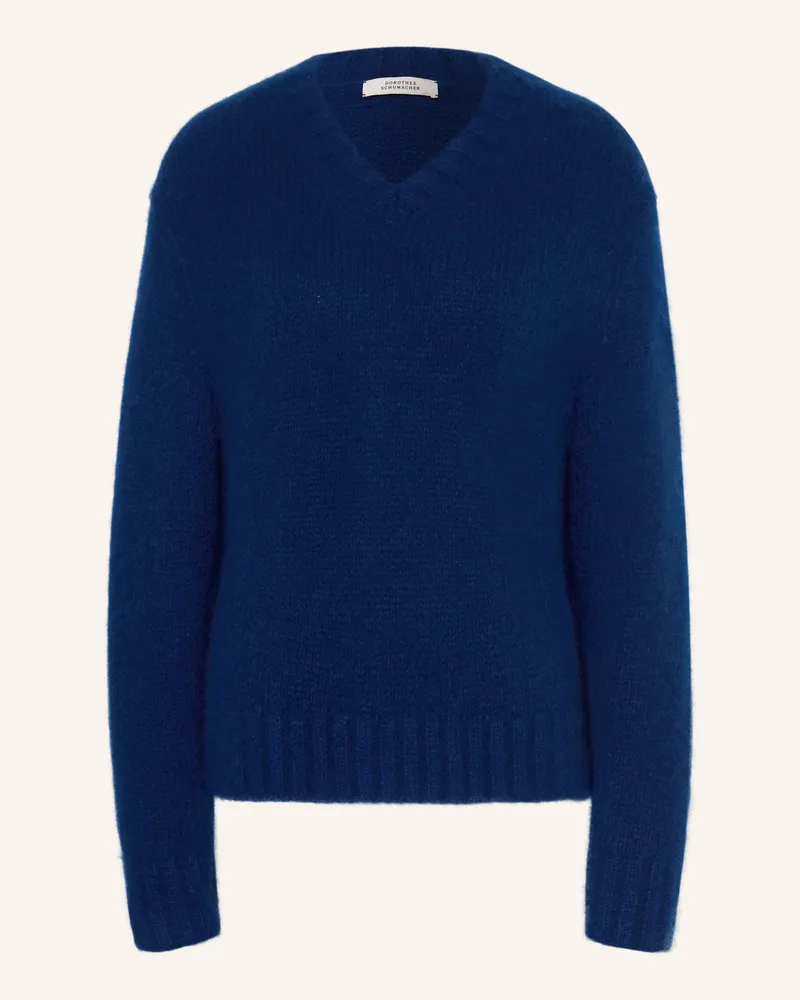 Dorothee Schumacher Cashmere-Pullover Luxury Love blau Blau