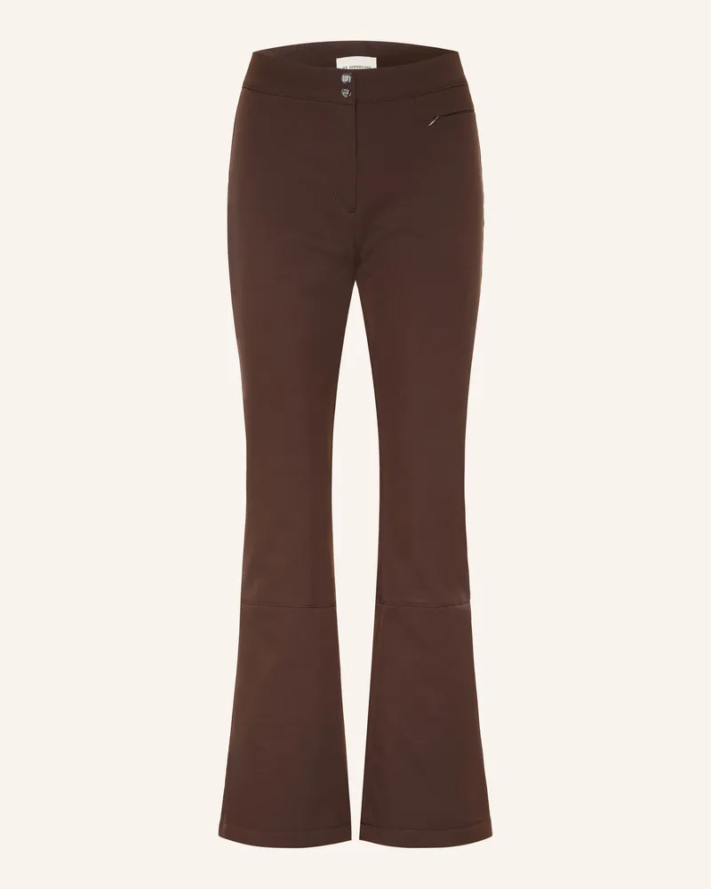 WE NORWEGIANS Softshell-Skihose Tyin braun Dunkelbraun
