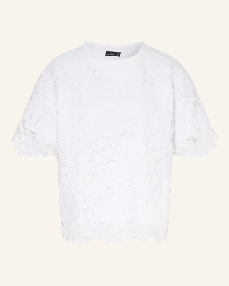 van Laack Blusenshirt VL-MISANA-F aus Spitze Weiss