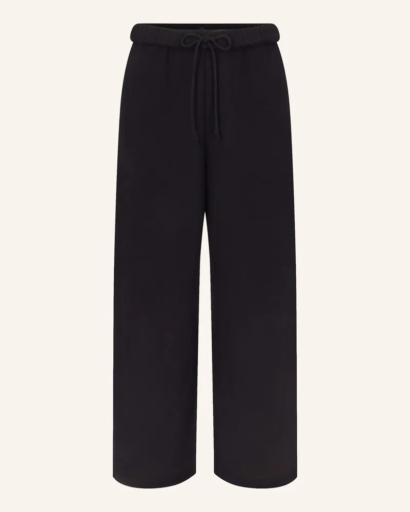 SKIMS Lounge-Sweatpants Cotton-Fleece schwarz Onyx