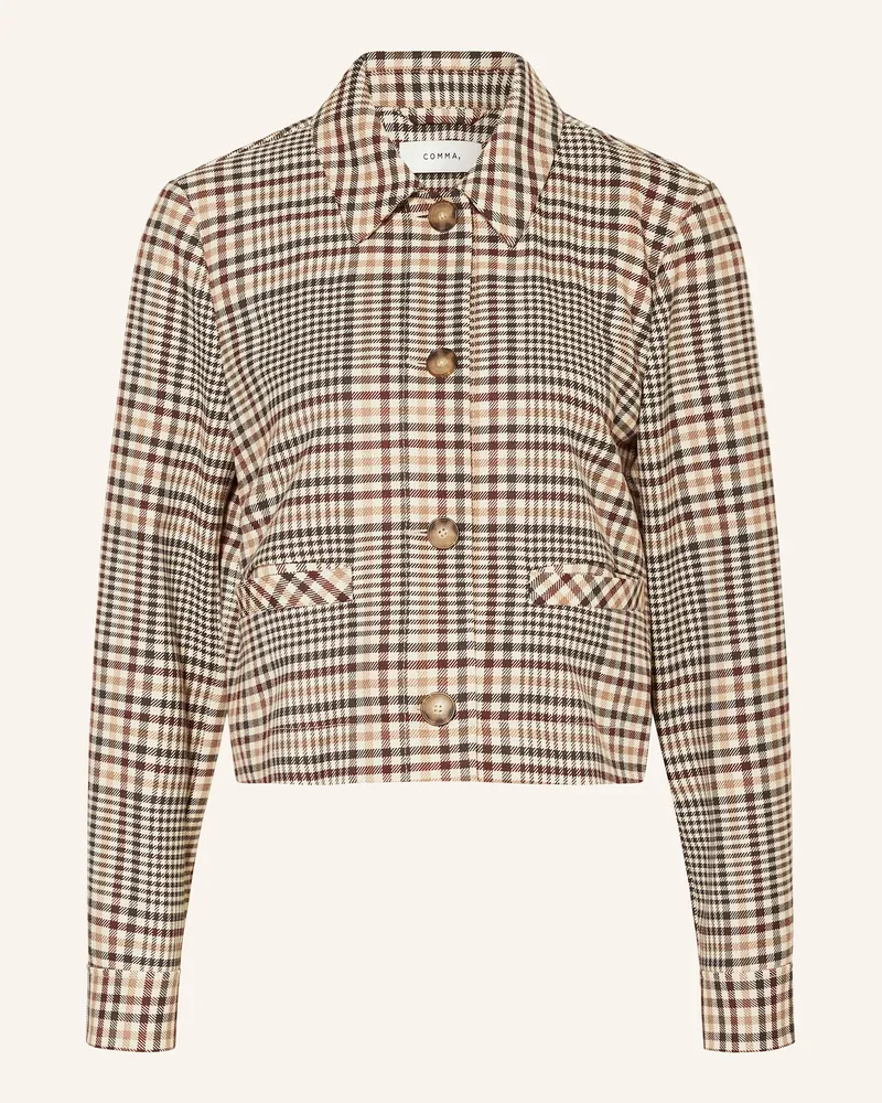 COMMA Kastenjacke beige Hellbraun
