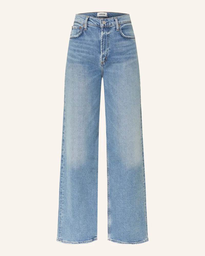 AGOLDE Straight Jeans blau Measure