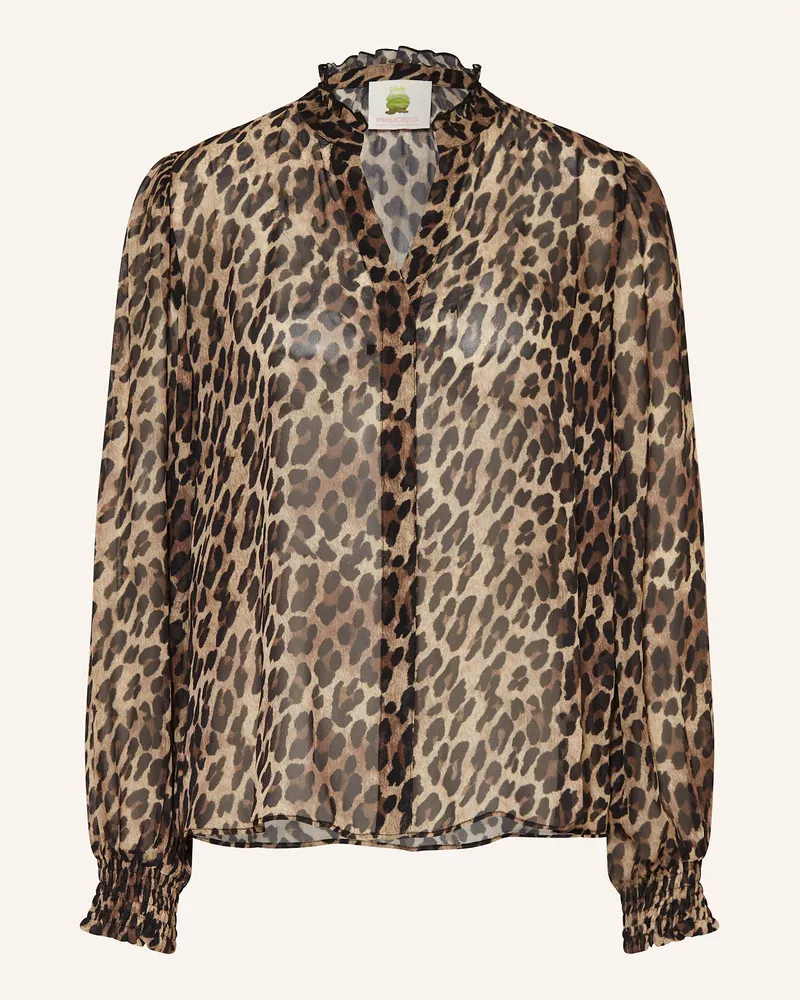 Princess goes Hollywood Blusenshirt mit Rüschen Beige