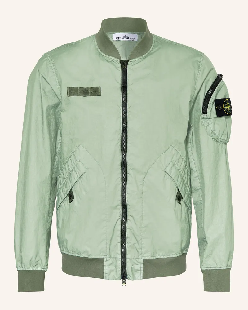 Stone Island Blouson Hellgrün