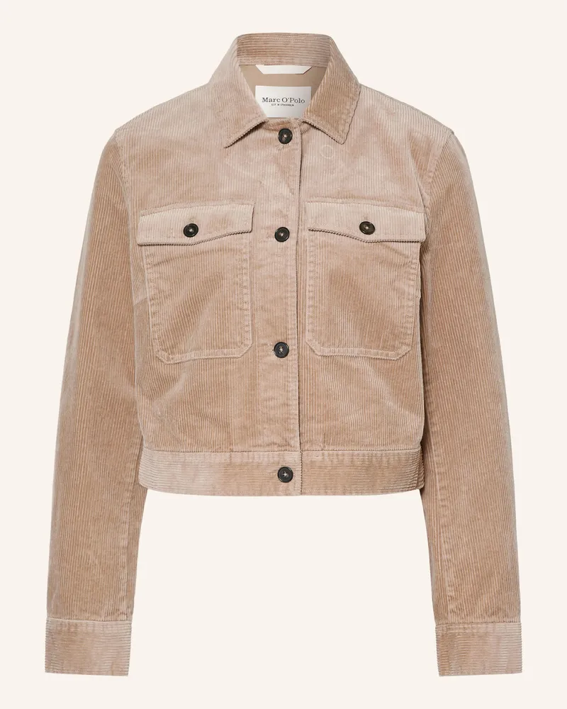 Marc O'Polo Cord-Overshirt beige Taupe