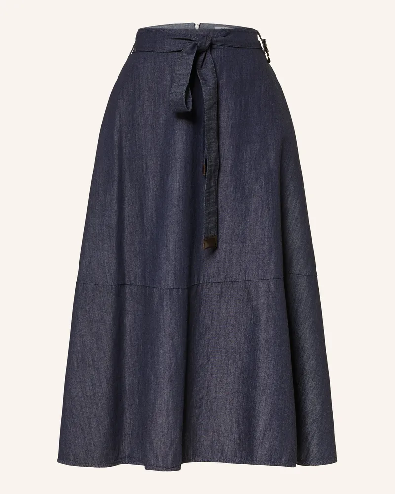 Max Mara Rock Ninfe In Jeansoptik blau Dunkelblau