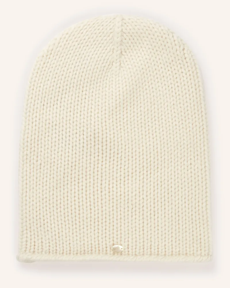 Friendly Hunting Cashmere-Mütze weiss Weiss