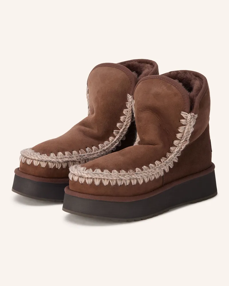 Mou Plateau-Boots braun Braun