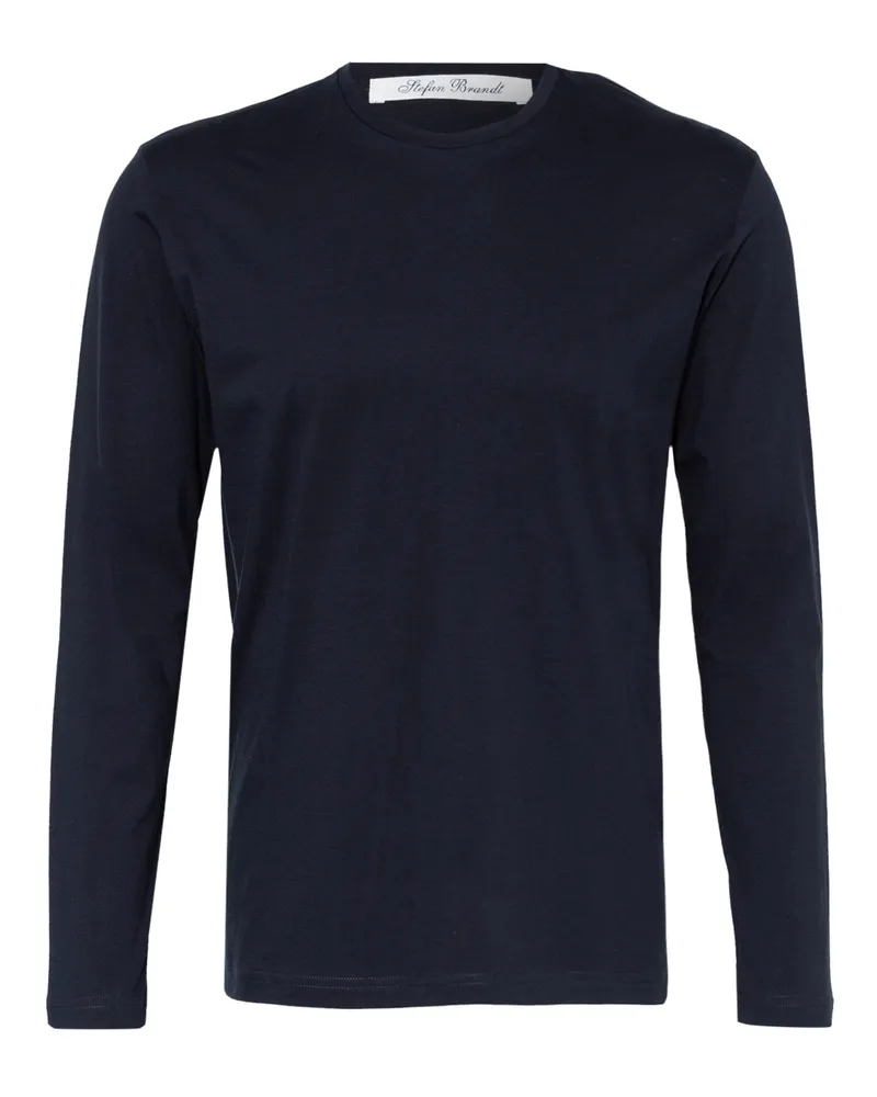 Stefan Brandt Longsleeve Enno blau Dunkelblau