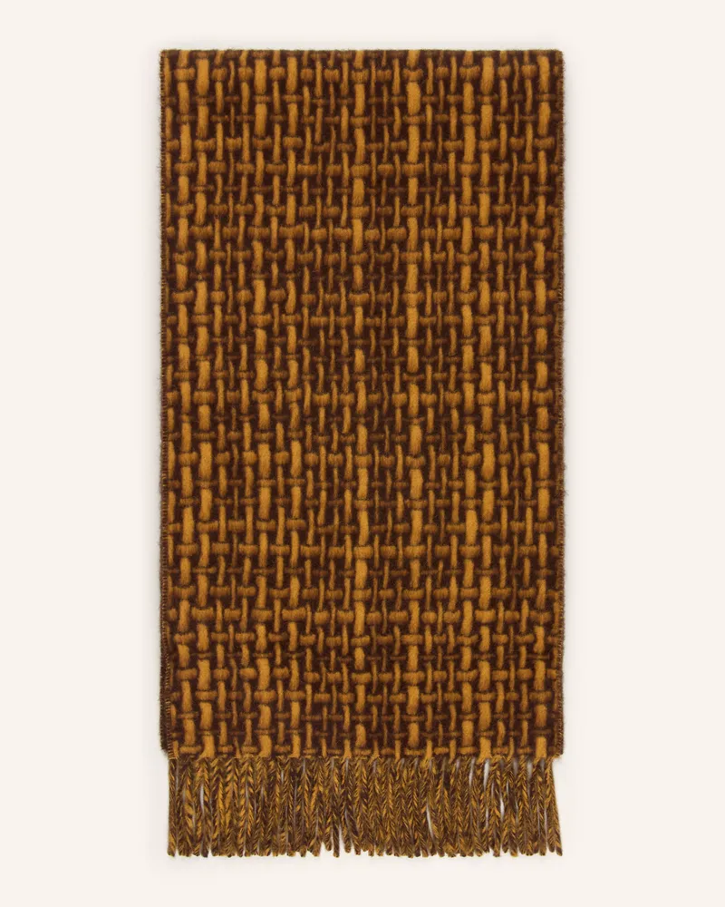 Sandro Schal beige Dunkelbraun
