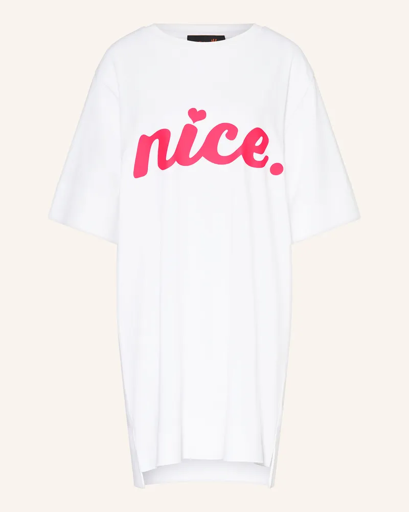 Miss Goodlife Sweatkleid Weiss