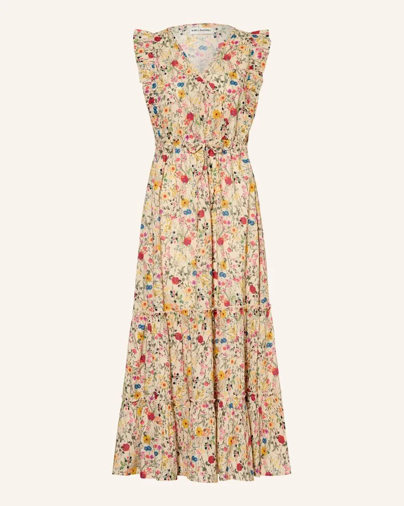 Lollys Laundry Kleid Samoll Mit Rüschen beige Beige