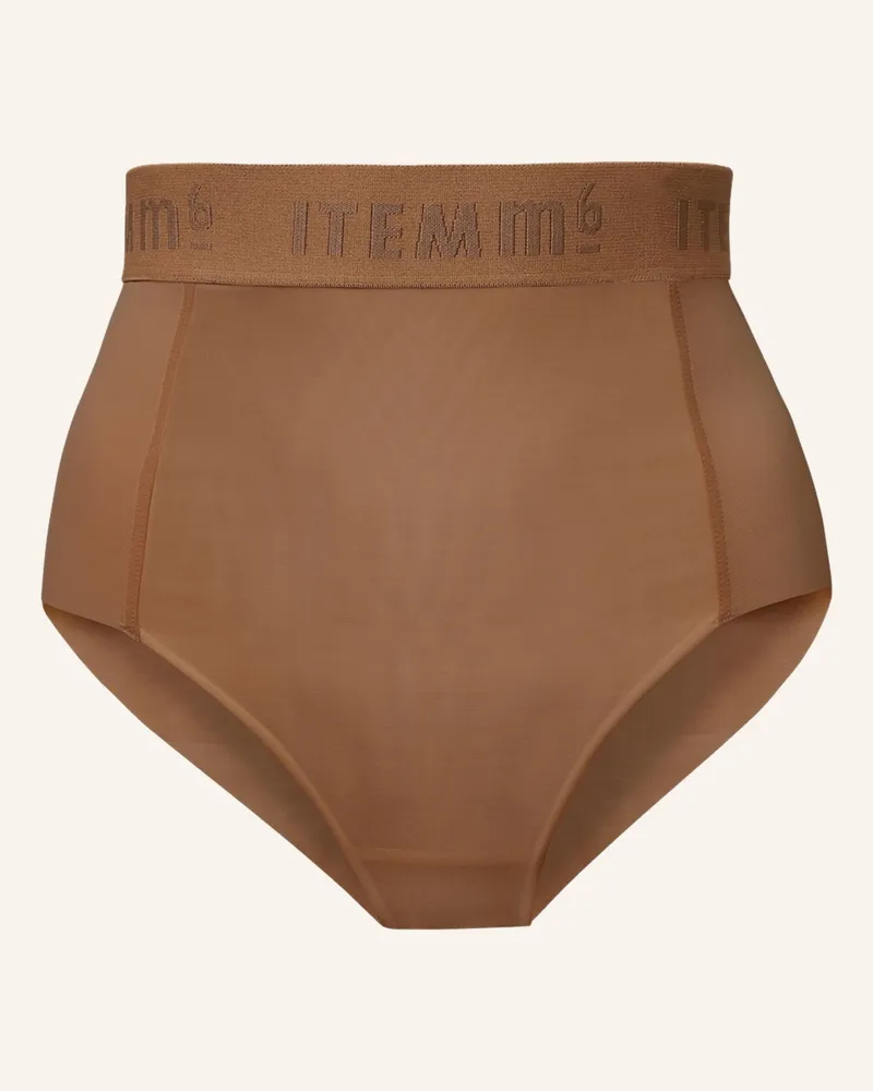 ITEM m6 Shape-Panty ALL MESH Hellbraun