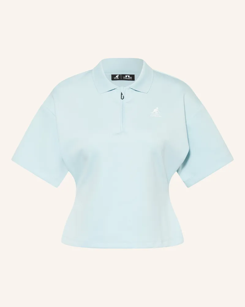 J.Lindeberg Funktions-Poloshirt Hellblau