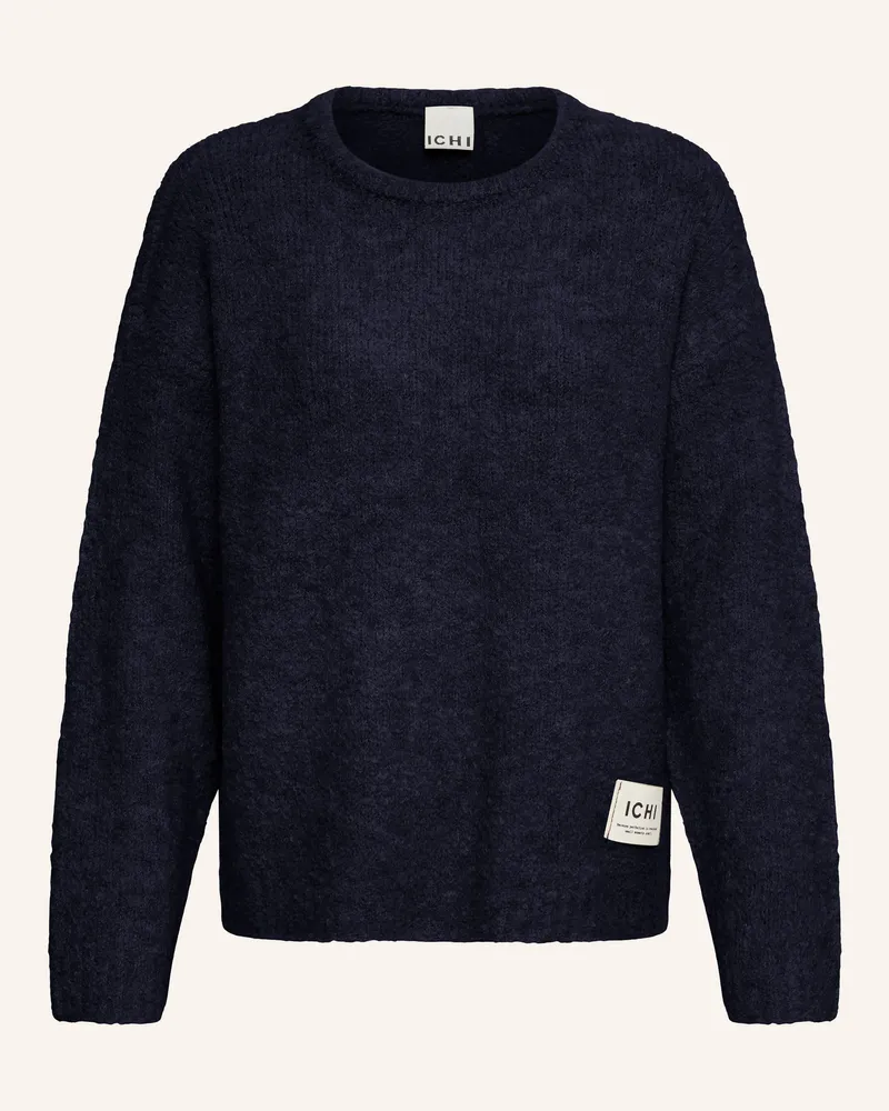 ICHI Pullover Ihsarisa blau Dunkelblau