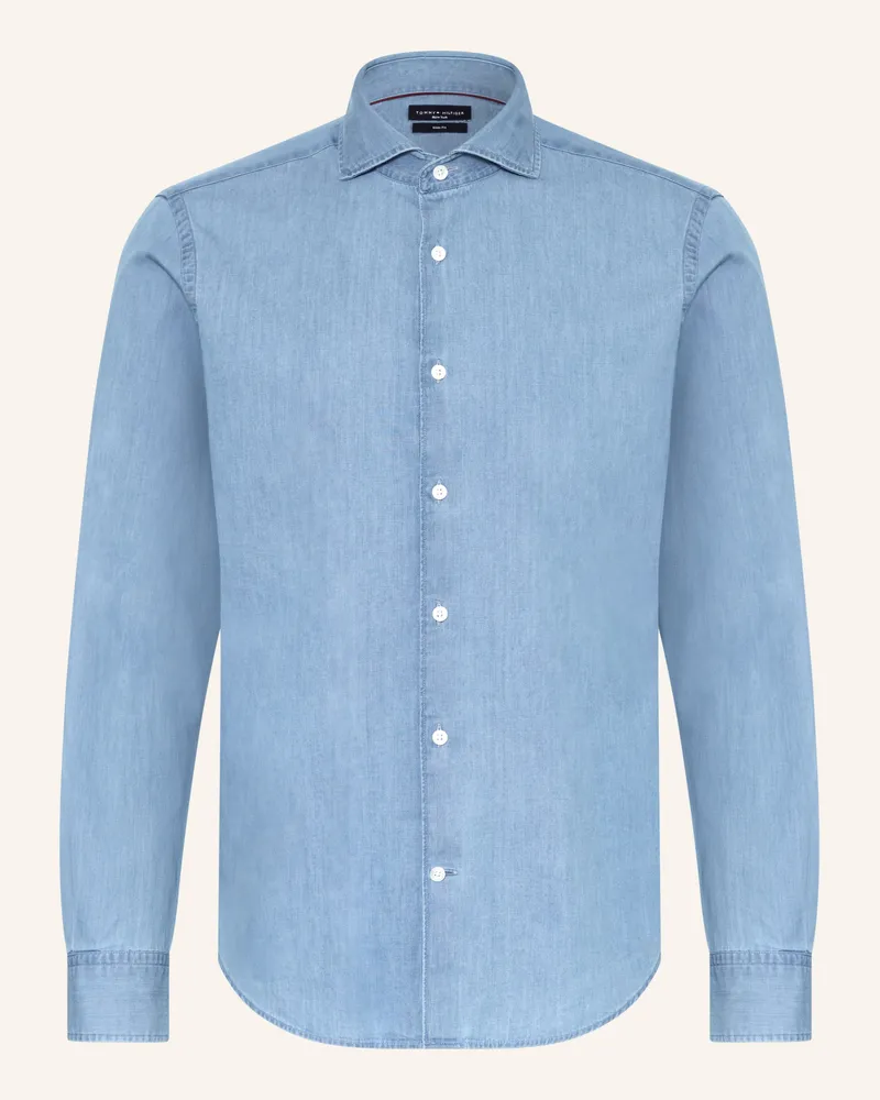Tommy Hilfiger Jeanshemd Slim Fit Hellblau