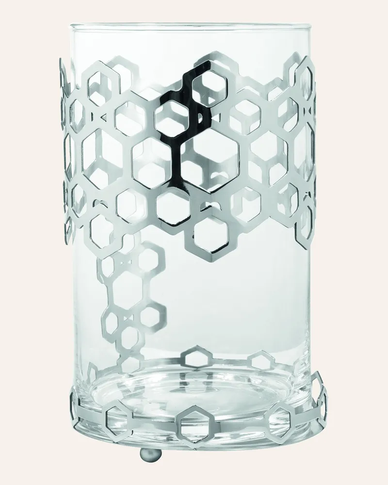 Fink Windlicht mit Glas DELIGHT Silber