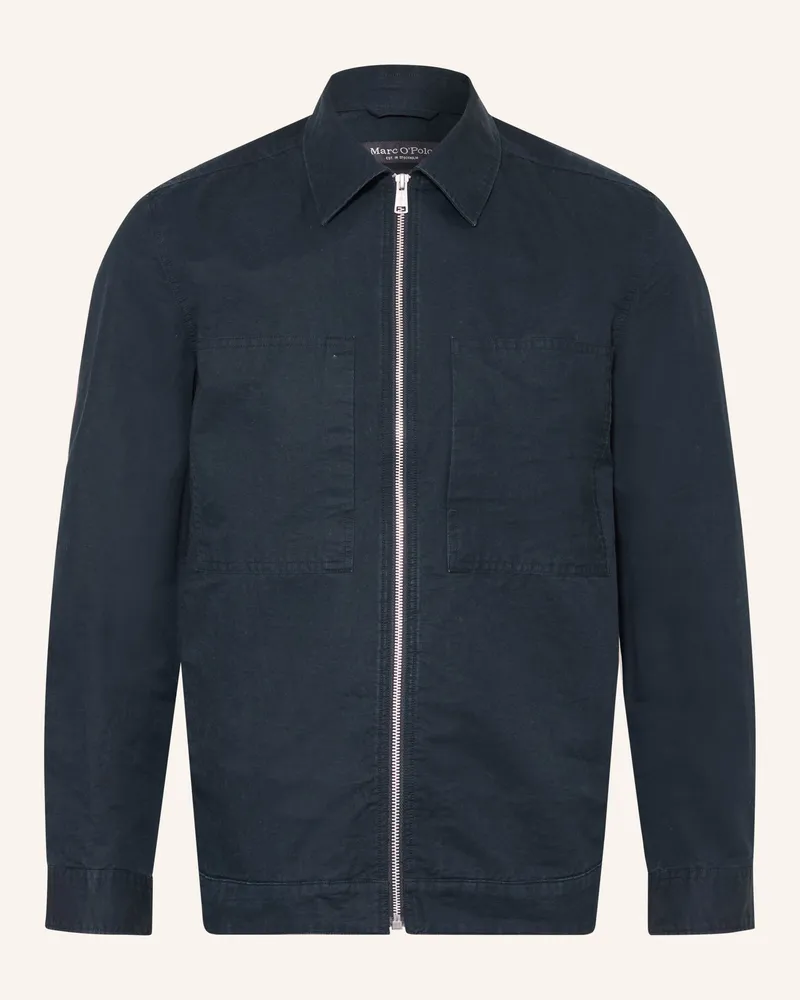 Marc O'Polo Overjacket blau Dunkelblau