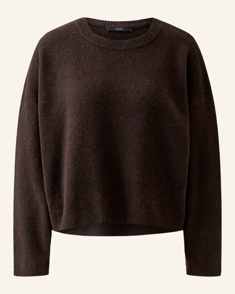 Oui  Pullover Nila braun Braun