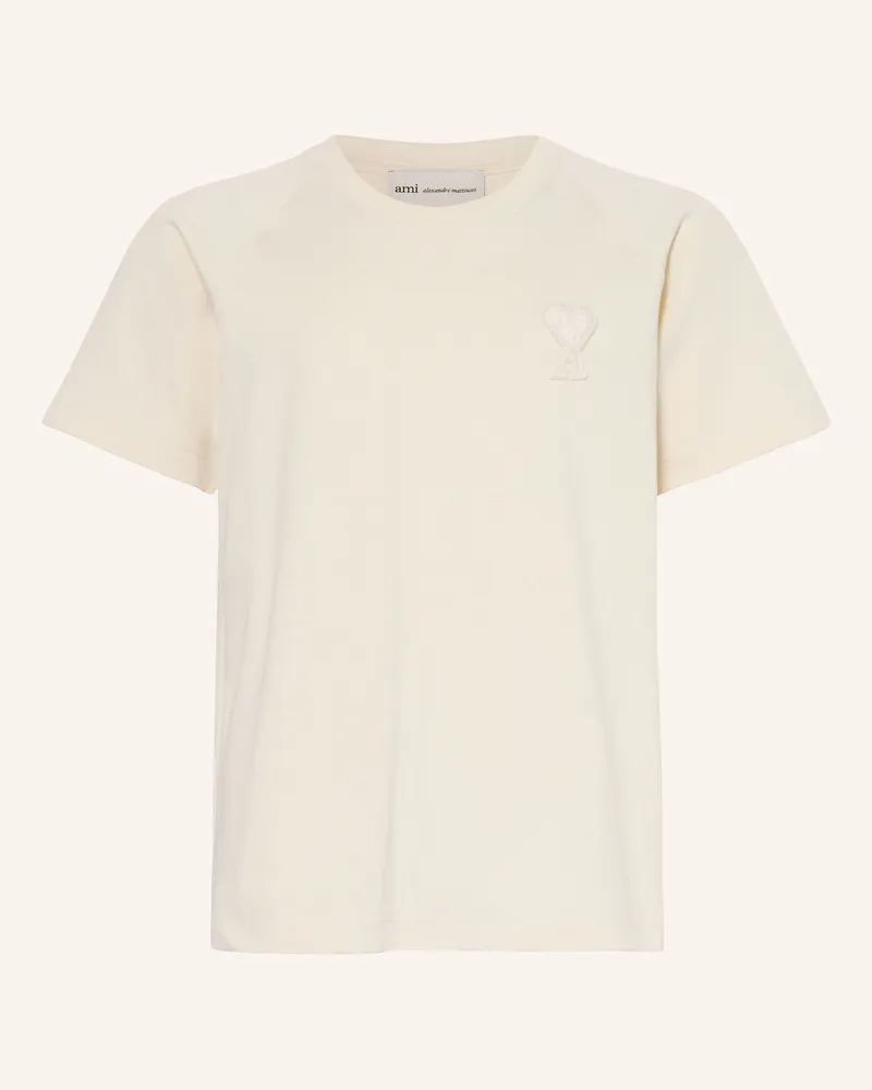 AMI Paris T-Shirt weiss Creme