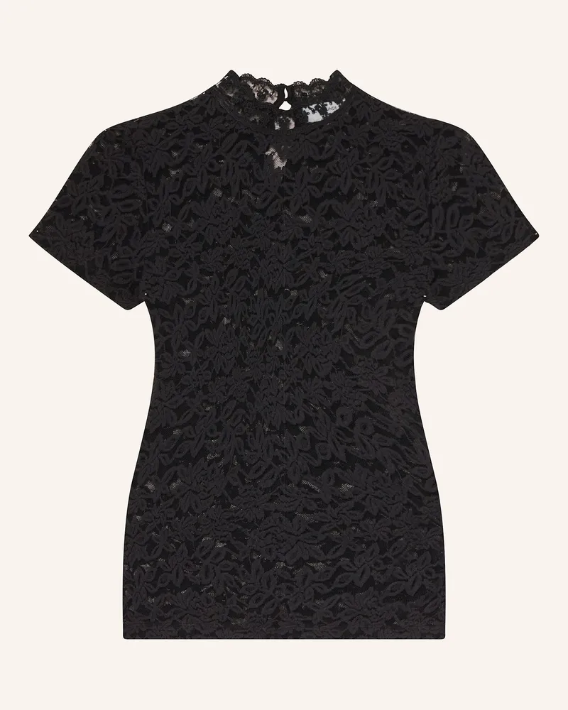 Rosemunde Blusenshirt RWDELICIA aus Spitze Schwarz