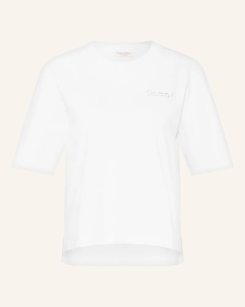 Marc O'Polo T-Shirt weiss Weiss