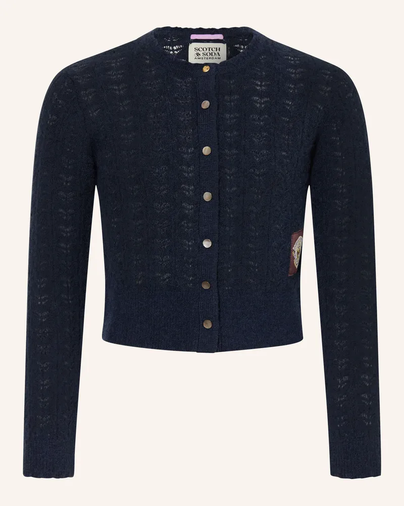 Scotch&Soda Strickjacke blau Dunkelblau