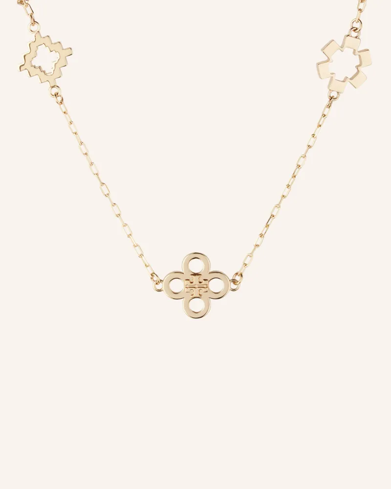 Tory Burch Halskette Kira Clover gold Gold