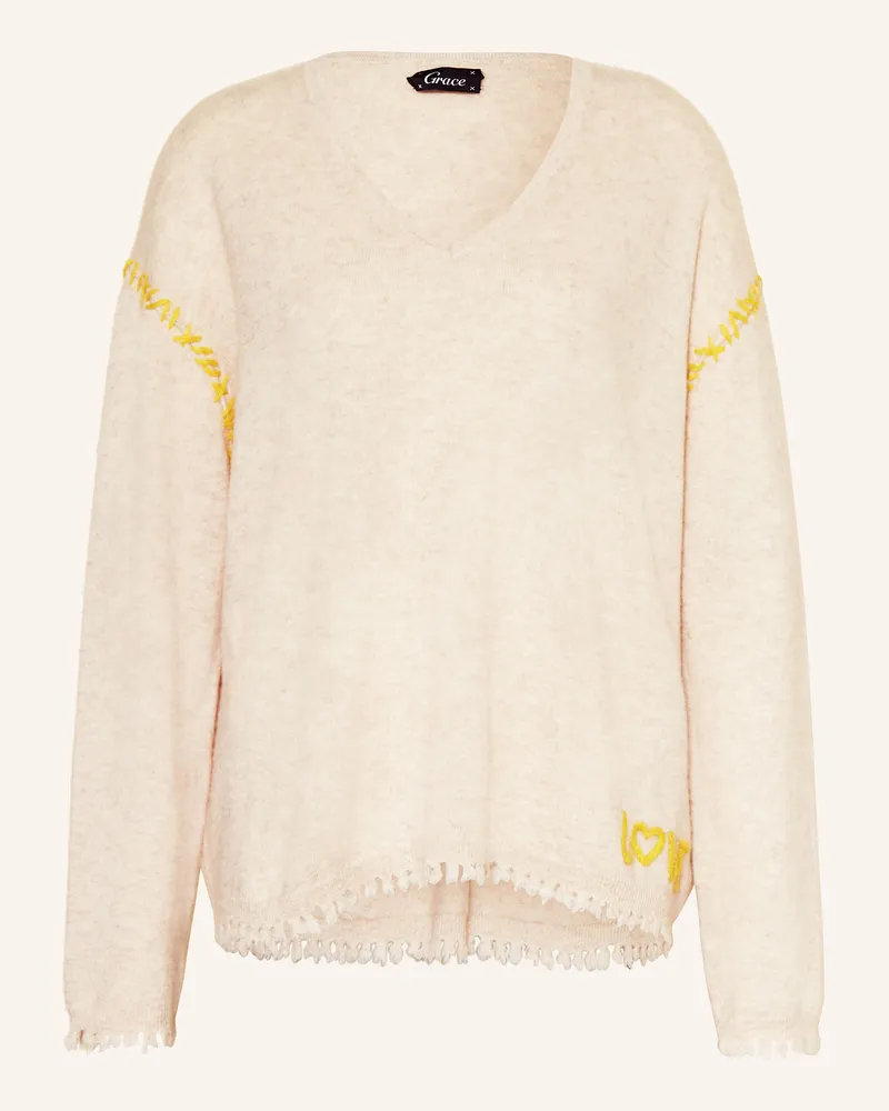 Grace Pullover weiss Creme