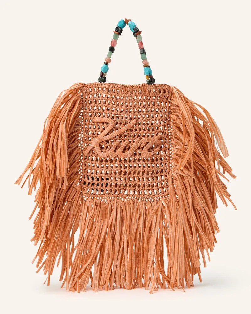 Kurt Geiger Handtasche Kurt Mini Mit Schmuckperlen orange Lachs