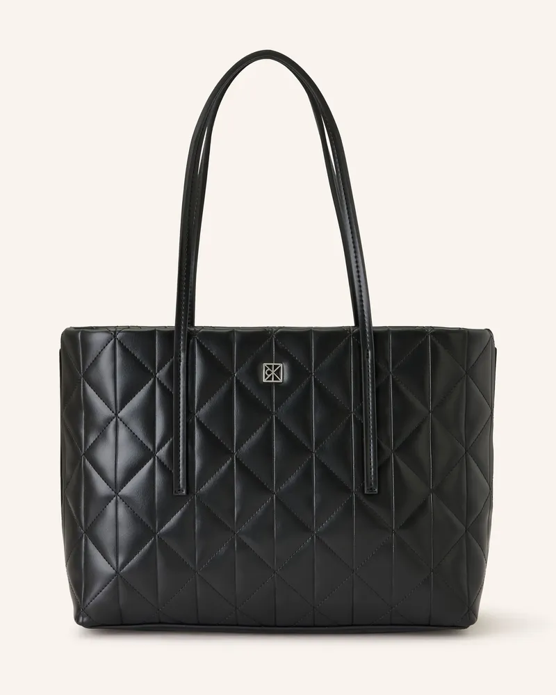 Calvin Klein Handtasche Quilted schwarz Schwarz