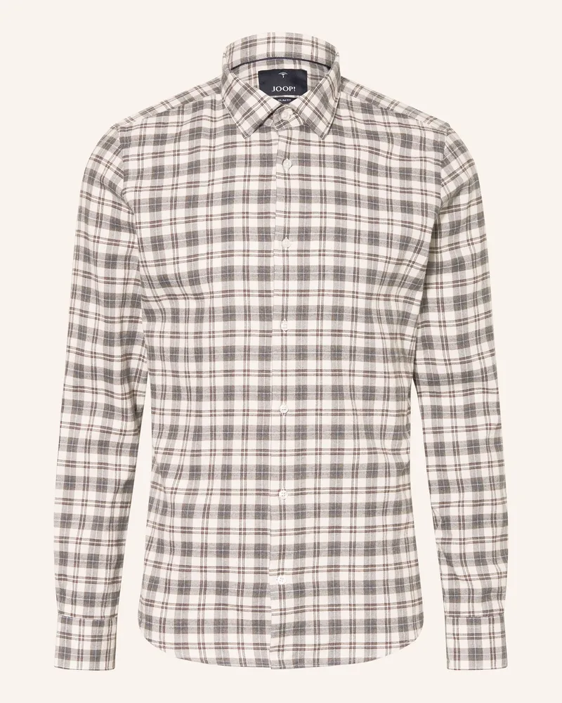 JOOP! Flanellhemd PARRIS Slim Fit Creme