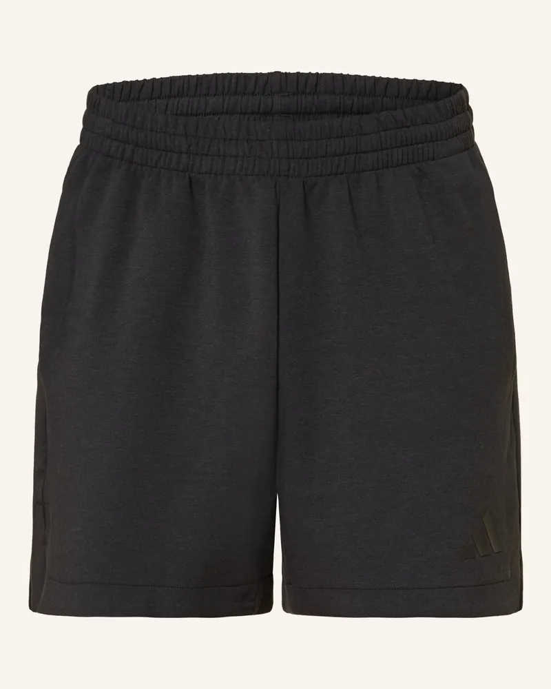 adidas Sweatshorts Soft Lux schwarz Schwarz