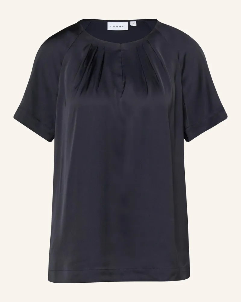 COMMA Bluse blau Blau