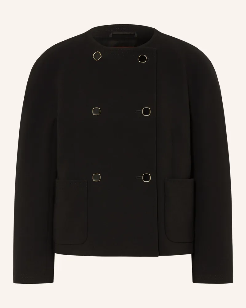 Max Mara Kastenjacke Ombrosa schwarz Schwarz