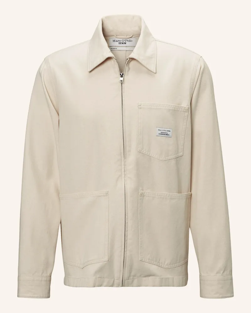 Marc O'Polo Worker-Jacke Weiss