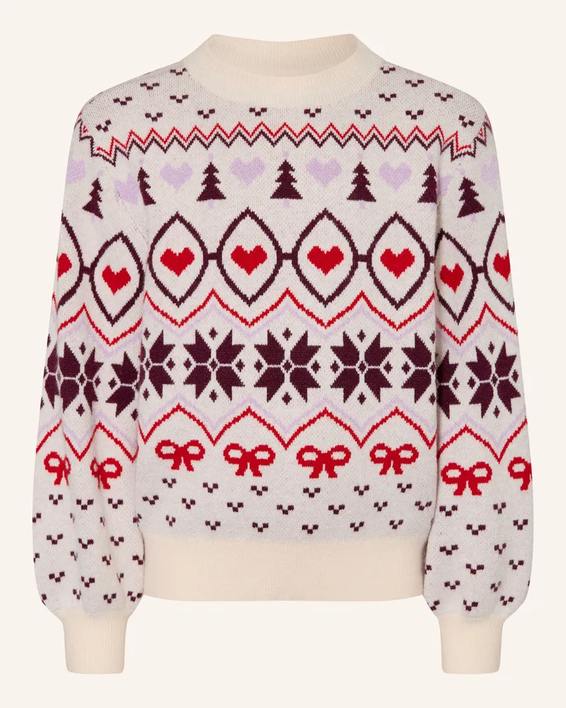 S.Oliver Pullover weiss Creme