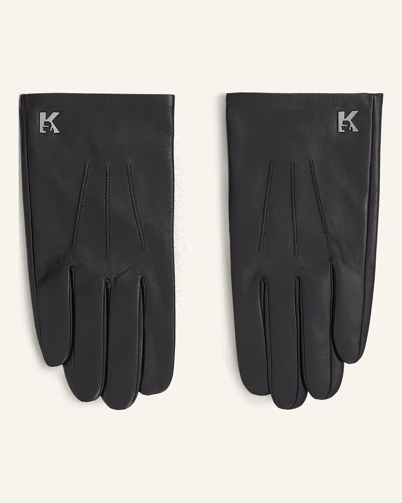 Karl Lagerfeld Handschuhe schwarz Schwarz