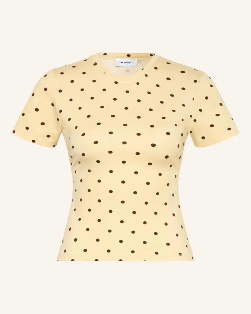 OH APRIL T-Shirt JOY Hellgelb