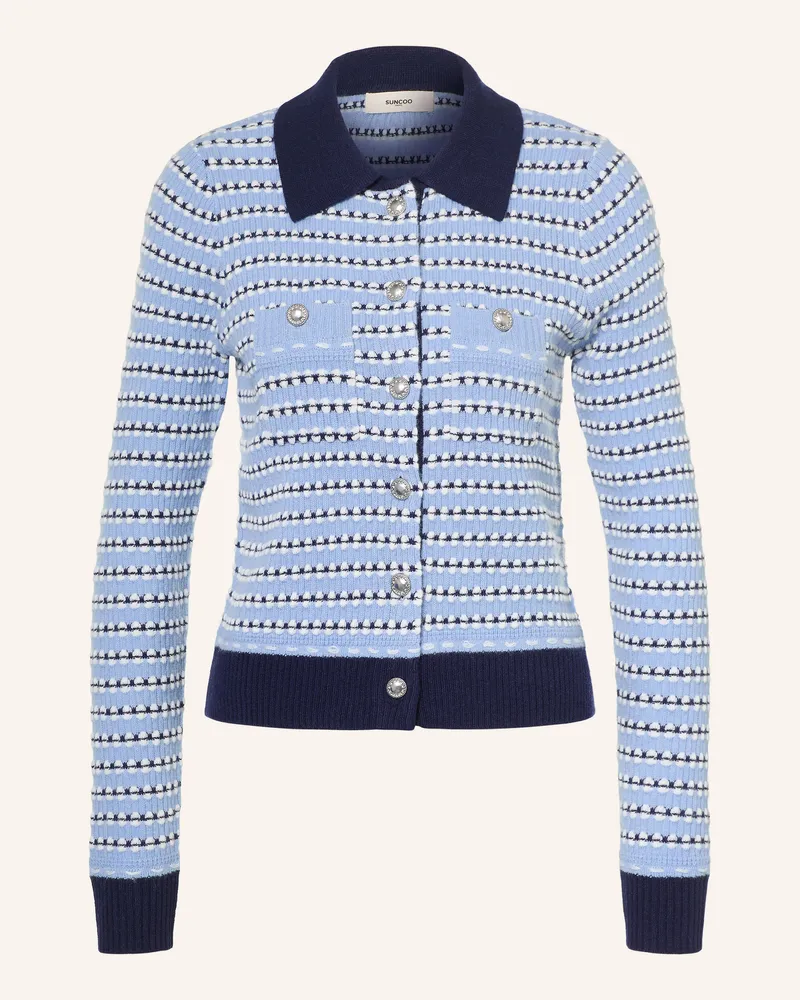 Suncoo Strickjacke Gualem blau Hellblau
